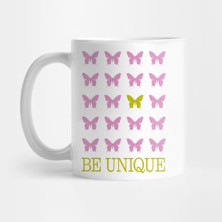 Be Unique Butterfly Mug